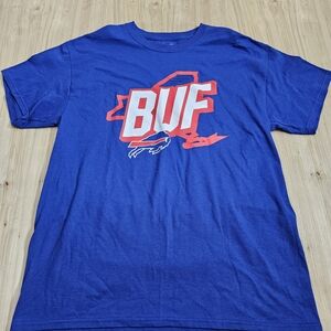 NFL Buffalo Bills L Graphic Blue/Red Tee Shirt